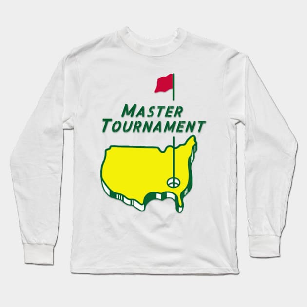 Masters Golf Tournament Long Sleeve T-Shirt by iCutTee